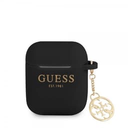 Guess AirPods 1/2 Skal 4G Charms Svart