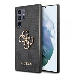 Guess Samsung Galaxy S22 Ultra Skal 4G Logo Svart