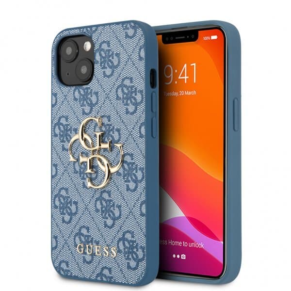 Guess iPhone 13 Mini Skal Big Logo Blå