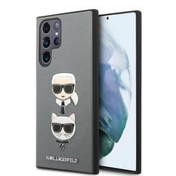 Karl Lagerfeld Samsung Galaxy S22 Ultra Kuori Saffiano Karl & Choupette Hopea