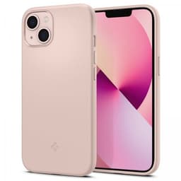 Spigen iPhone 13 Mini Kuori Silicone Fit Vaaleanpunainen