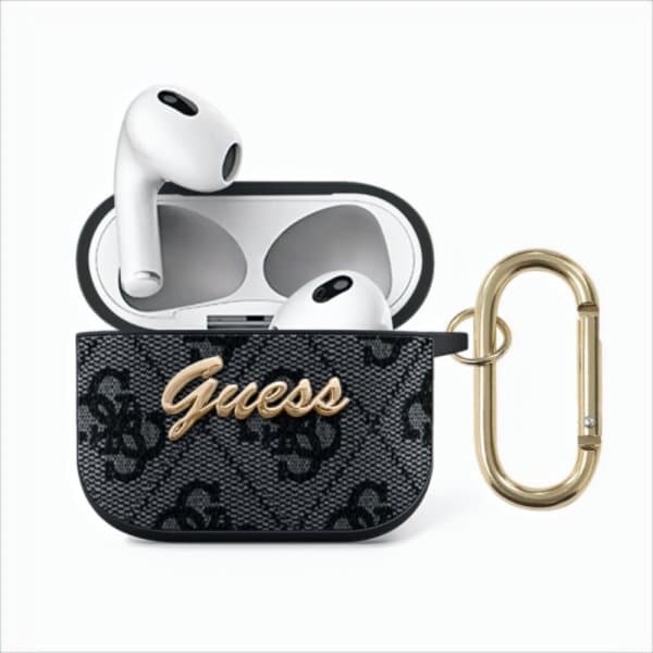 Guess AirPods 3 Kuori 4G Script Harmaa