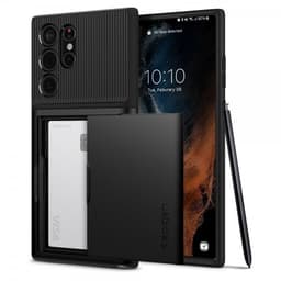 Spigen Samsung Galaxy S22 Ultra Kuori Slim Armor CS Musta