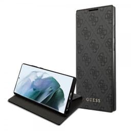 Guess Samsung Galaxy S22 Ultra Kotelo 4G Logo Harmaa