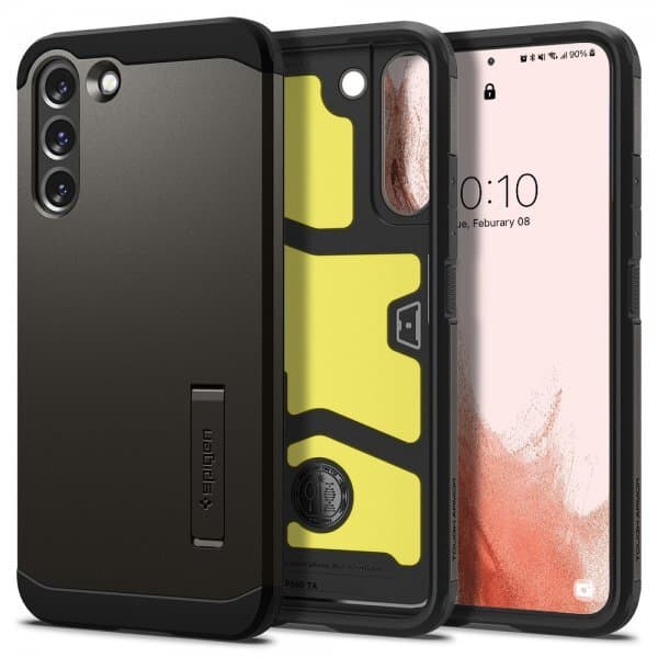 Spigen Samsung Galaxy S22 Cover Tough Armor Gunmetal