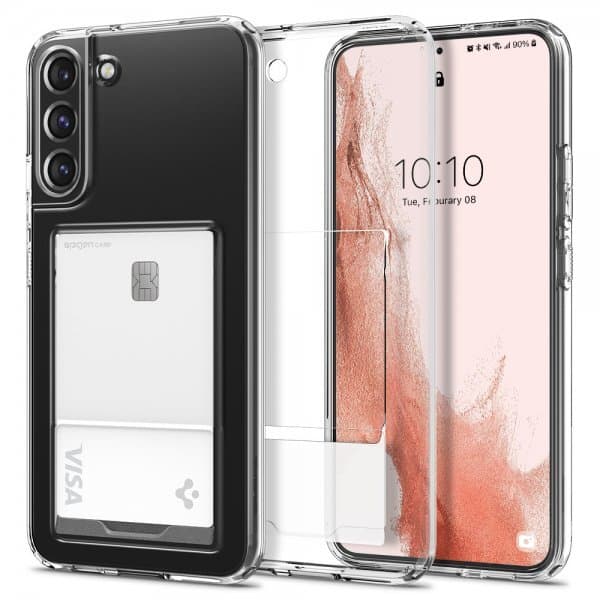Spigen Samsung Galaxy S22 Plus Deksel Crystal Slot Crystal Clear