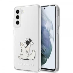 Karl Lagerfeld Samsung Galaxy S21 FE Kuori Fun Choupette Läpinäkyvä Kirkas