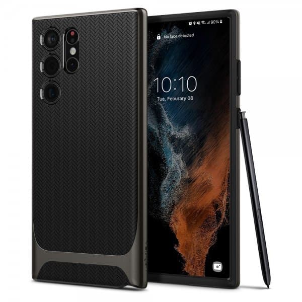 Spigen Samsung Galaxy S22 Ultra Cover Neo Hybrid Gunmetal