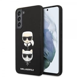 Karl Lagerfeld Samsung Galaxy S22 Plus Kuori Saffiano Karl & Choupette Musta