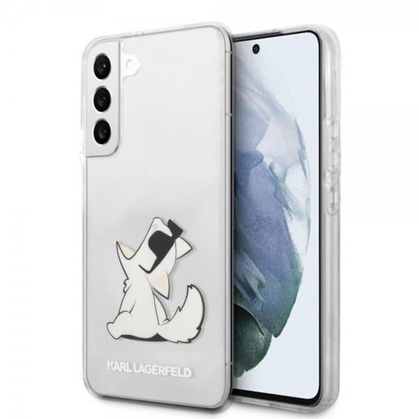 Karl Lagerfeld Samsung Galaxy S22 Plus Skal Fun Choupette Transparent Klar