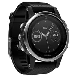 Garmin Fenix 5s multitreningsklokke (sølv/sort)