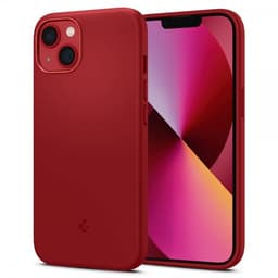 Spigen iPhone 13 Mini Kuori Silicone Fit Punainen