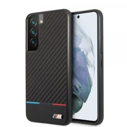 BMW Samsung Galaxy S22 Kuori Tricolor Stripe Carbon Musta