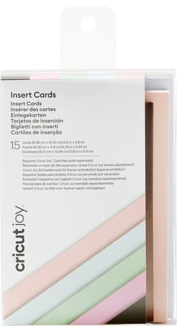 Cricut Joy indstikskort A1 15-pak (macaroons)