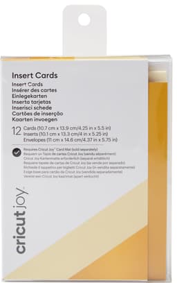 Cricut Joy kortti-insertit A2 12 kpl (kerma/holo)