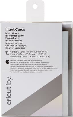 Cricut Joy kort A2 12-pk. (grå/holo)