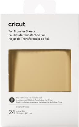 Cricut Transfer Foil Sheets 10x15 cm (gold)