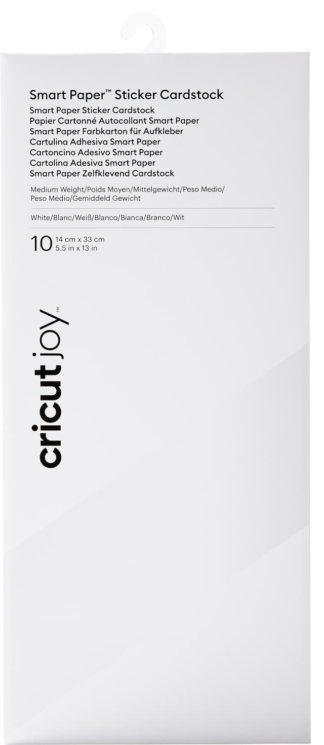 Cricut Joy Smart selvklebende klistrekort 14 x 33 cm (sort)