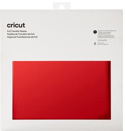 Cricut Transfer Foil Sheets 30x30 cm (rød)