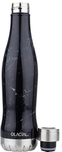 Glacial vattenflaska GL2128400215 (svart marmor)