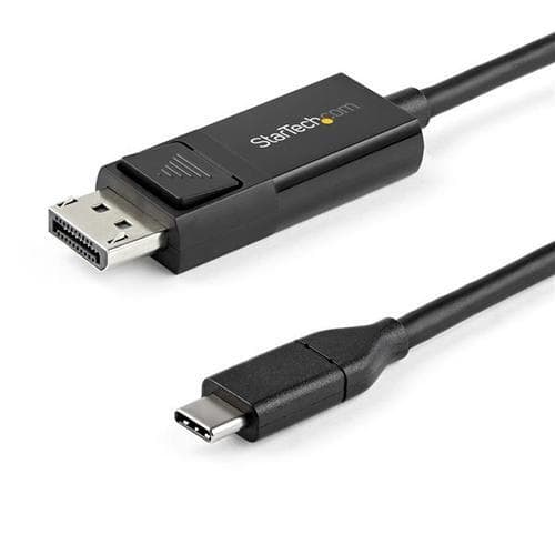 StarTech.com CDP2DP2MBD, 2 m, USB Type-C, DisplayPort, Hanstik, Hanstik, Lige