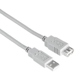 EXXTER Forlængerkabel USB 2.0  1,8m Grå