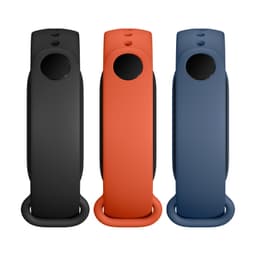 Xiaomi Mi Smart Band 6 -stropp (3 -pakning), aluminiumslegering, TPU, unisex, svart/oransje/blå