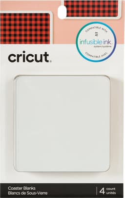 Cricut Infusible Ink Blank brikke av aluminium (4-pakk)