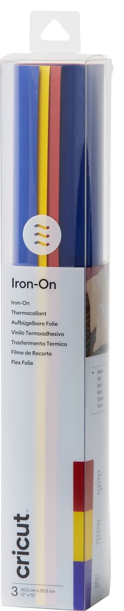 Cricut Everyday Iron-On prøver 3-pak (playroom)