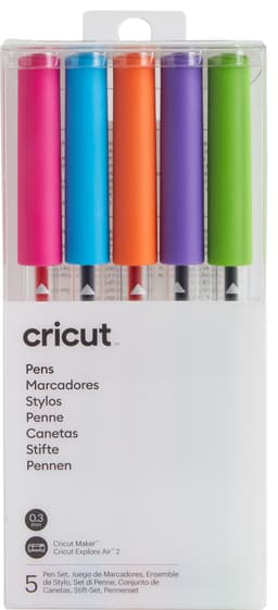 Cricut Explore/Maker Extra Fine Point kynäpakkaus 5 kpl (Brights)