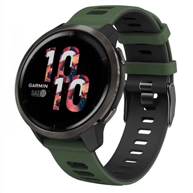 Twin Sport Rannekoru Garmin Venu - Vihreä/musta