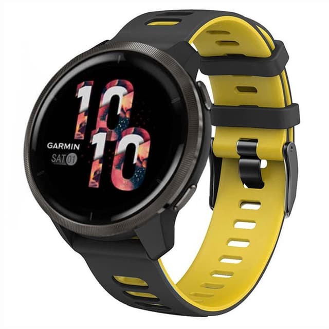 Twin Sport armbånd Garmin Venu - Svart/gul
