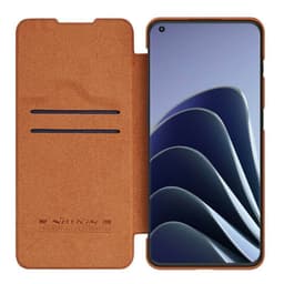 Nillkin Qin FlipCover OnePlus 10 Pro - Ruskea