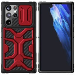 Nillkin Adventure kuori Samsung Galaxy S22 Ultra - Punainen