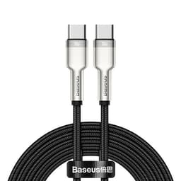Baseus Cafule Metal USB-C - USB-C 100W 2 m Svart