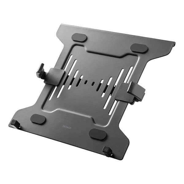 Deltaco Office Universell laptophållare i stål Svart