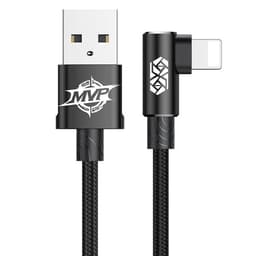 Baseus MVP Elbow USB - Lightning 2 A 1 m Sort