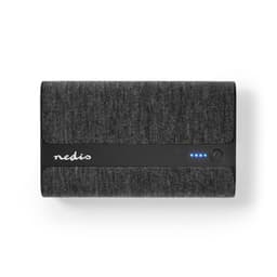Powerbank med textil | 15000 mAh | 2x USB-A 2 A (max) | Svart