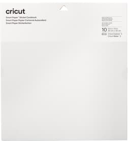 Cricut Smart Sticker klistreark 10-pk. (hvit)