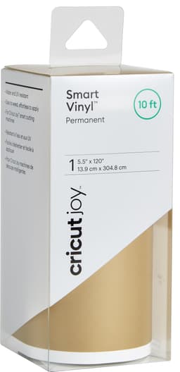 Cricut Joy Smart Vinyl rulla 14x300 cm (kulta)