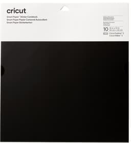 Cricut Smart Sticker klistreark 10-pk. (sort)