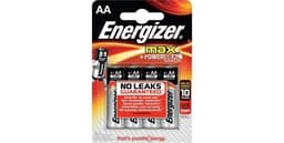 Alkaliska Läckagefria AA-batterier, 4-pack