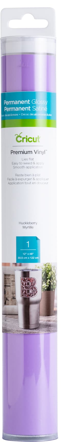 Cricut Premium Vinyl Permanent rulla (mustikka)