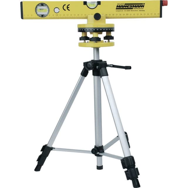 Brüder Mannesmann M81125 Laservattenpass inkl. Stativ