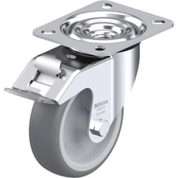 Blickle 605550 Apparat-länkhjul, Ø 100 mm med fixering