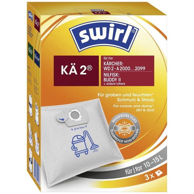 Swirl KÄ 2® Dammsugarpåsar 3 st