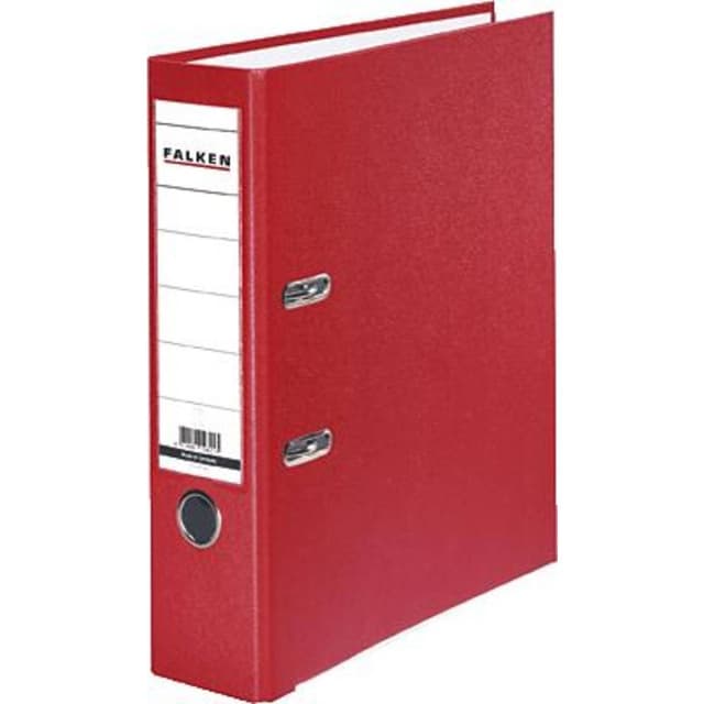 Falken pärm PP-Color/9984071 till DIN A4 röd ryggbredd