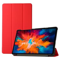 Samsung Galaxy Tab A7 Lite 8.7"" Trifoldet Standetui - Rød