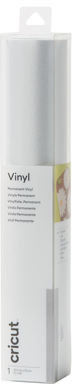 Cricut Shimmer Vinyl (sølv)