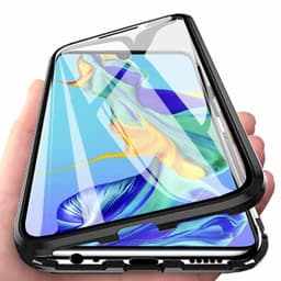 Huawei P20 Lite skal med skærmbeskytter Sort
